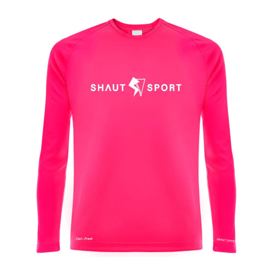 SHAUT - SPORT Central Logo Basic Sport T-shirt long sleeve