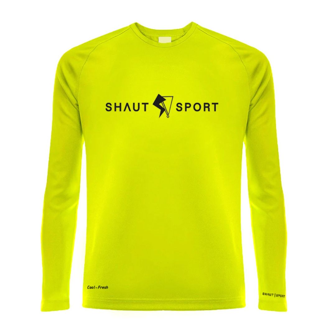 SHAUT - SPORT Central Logo Basic Sport T-shirt long sleeve