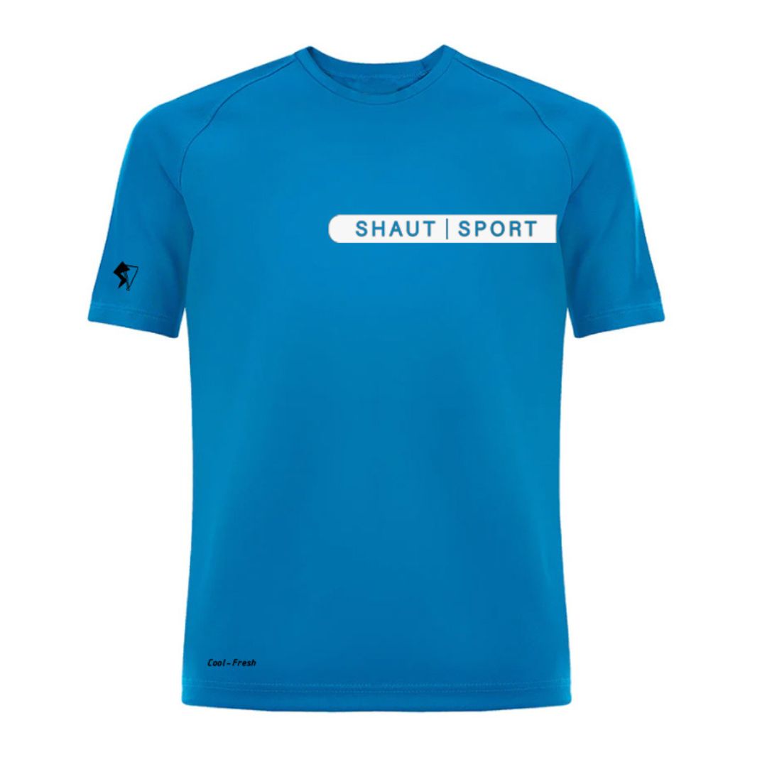 SHAUT - SPORT Big Text Logo Basic Sport T-shirt