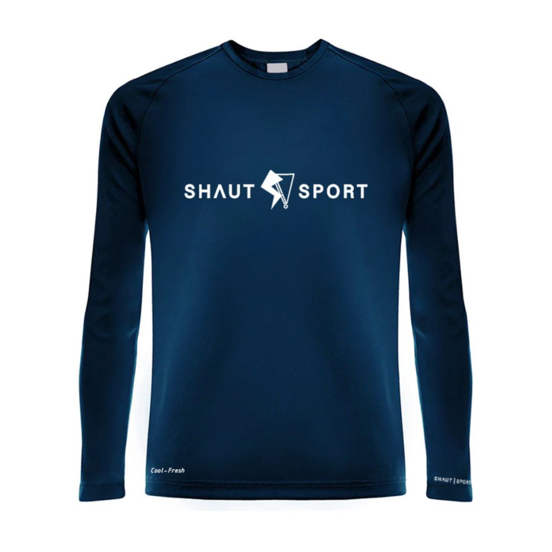 SHAUT - SPORT Central Logo Basic Sport T-shirt long sleeve