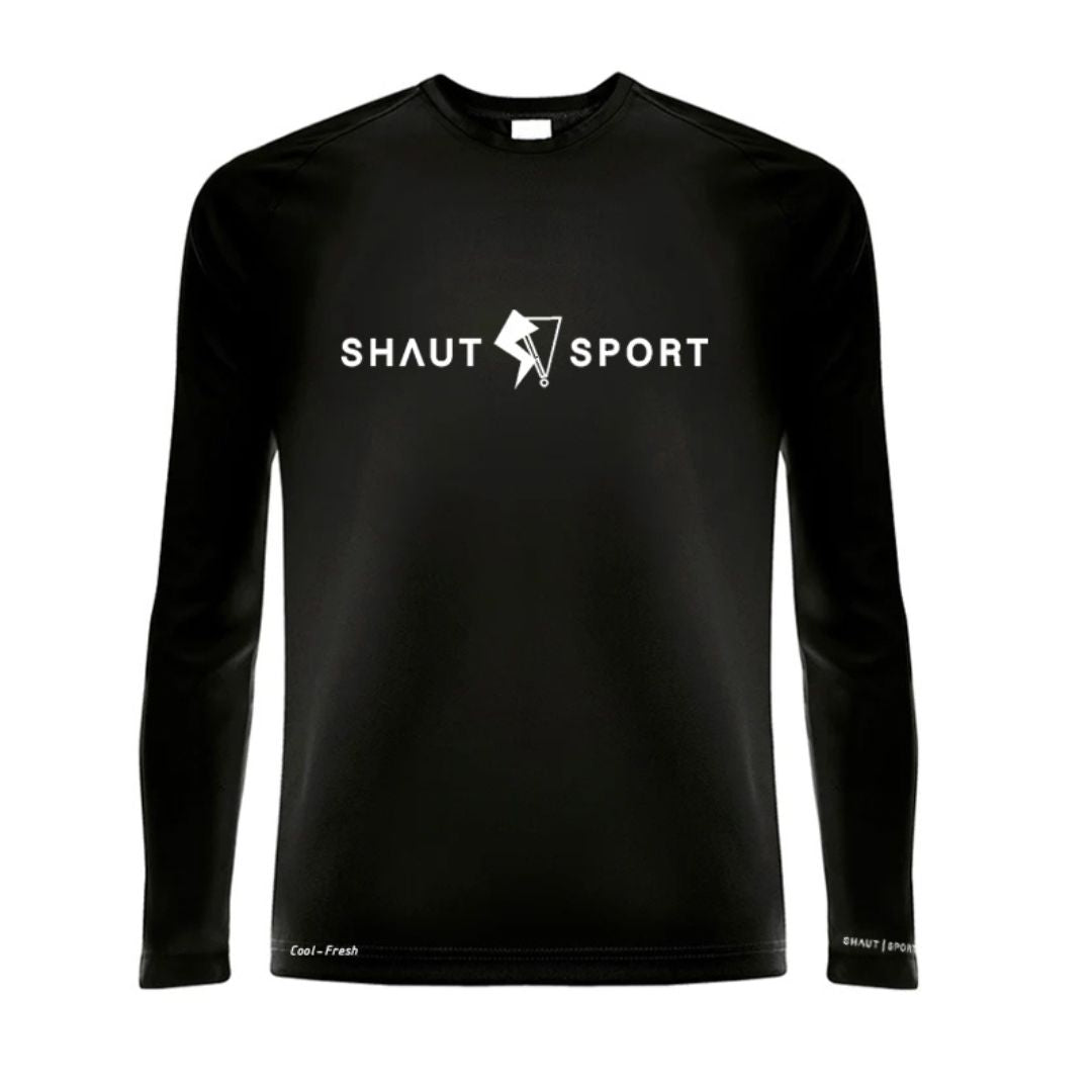 SHAUT - SPORT Central Logo Basic Sport T-shirt long sleeve