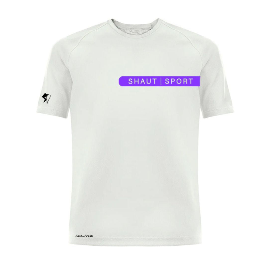 SHAUT - SPORT Big Text Logo Basic Sport T-shirt