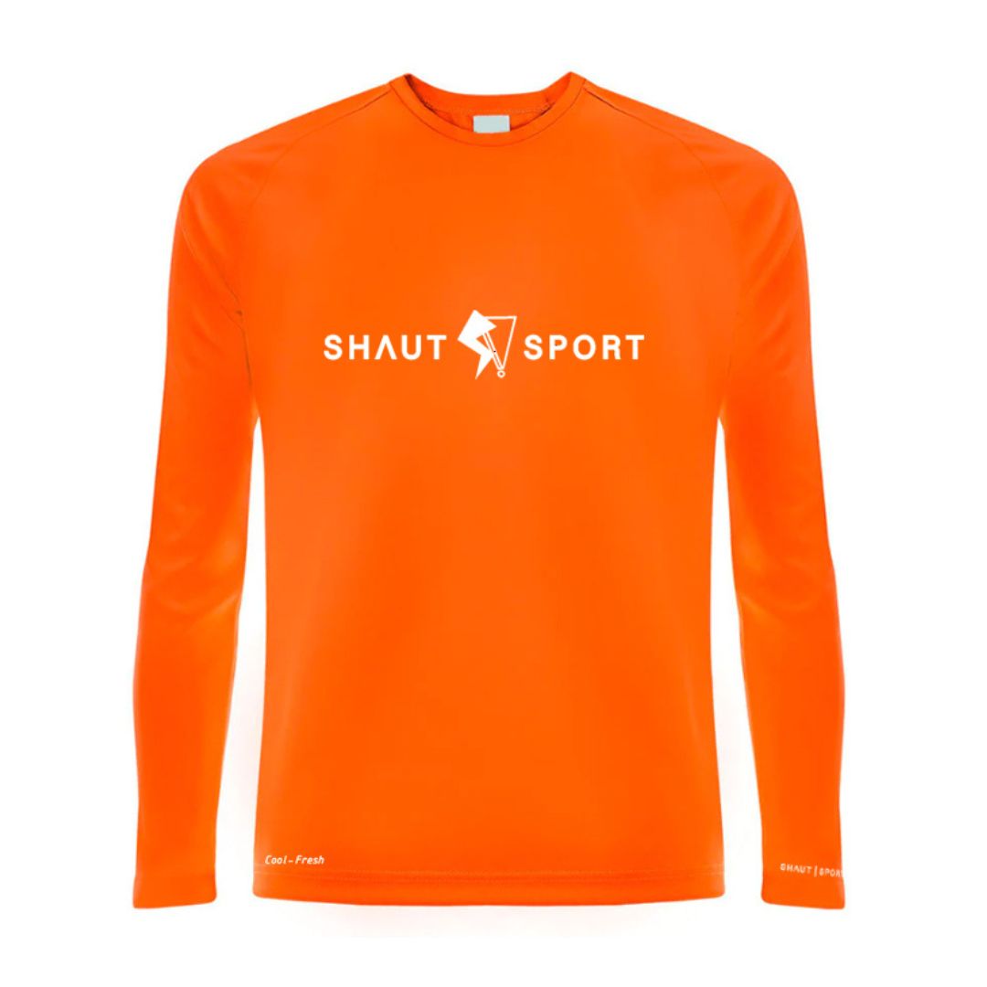 SHAUT - SPORT Central Logo Basic Sport T-shirt long sleeve